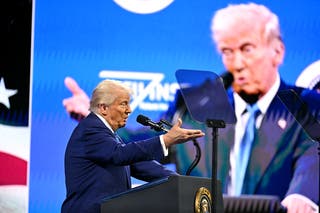 President Donald Trump speaks during the FII PRIORITY Miami 2025 Summit